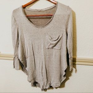 Urban Outfitters Flowey Slit Distressed Tunic